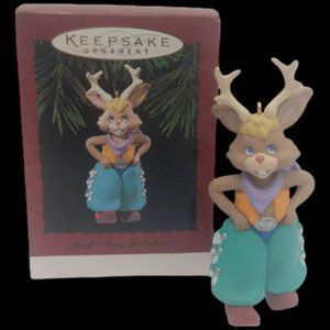 Hallmark Jump Along Jackalope Christmas Tree Keepsake Ornament Western Cowboy